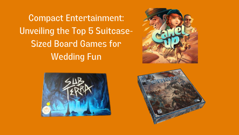 Top 5 Suitcase-Sized Board Games for Wedding Fun