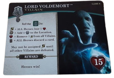 Lord Voldemort Villan Card