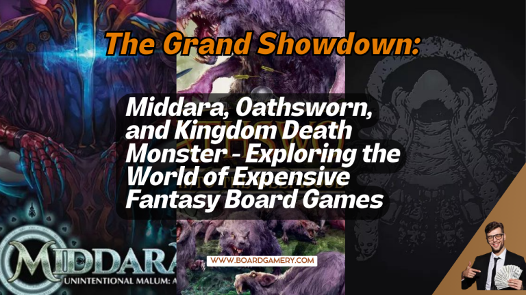 Expensive Fantasy Board Games Showdown: Middara, Oathsworn, and Kingdom Death Monster