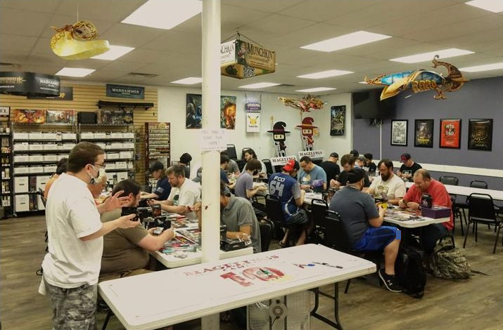 Gathering of local game store
