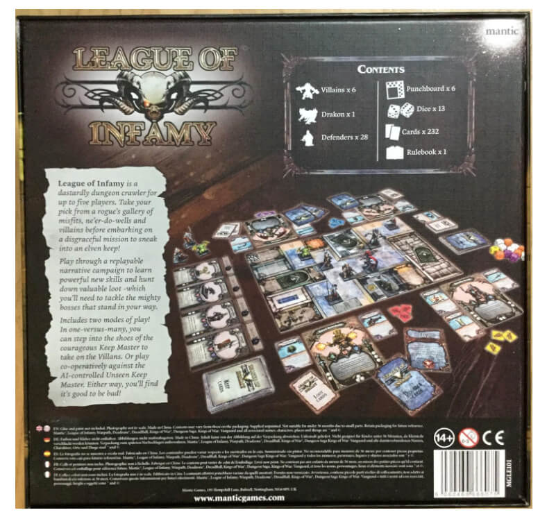 <strong>League of Infamy Board Game</strong>